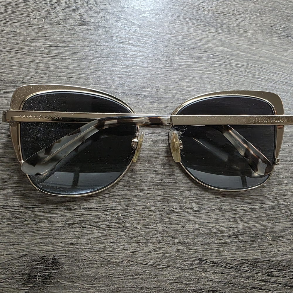 Women's Sunglasses in Black and Gold
